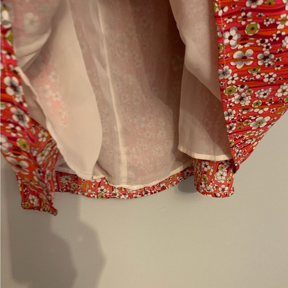 Liberty of London x Target Floral Halter Dress Spring Girly Multi-Color Medium - Picture 8 of 11